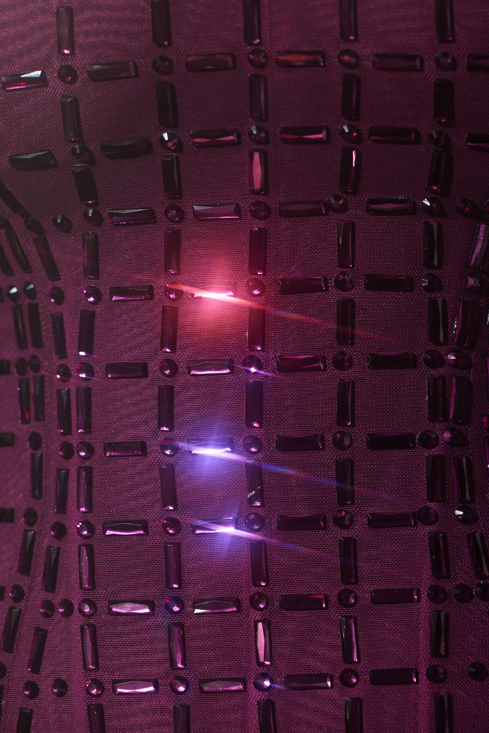 Embellished Strapless Gown in Deep Purple - Image 4